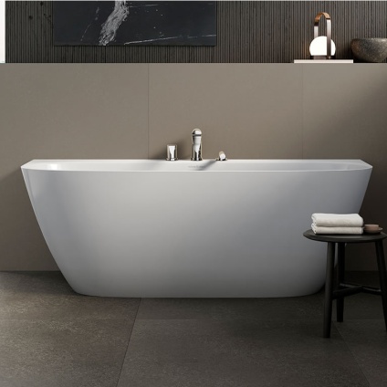 Victoria + Albert Lussari 1700mm Back To Wall Freestanding Bath